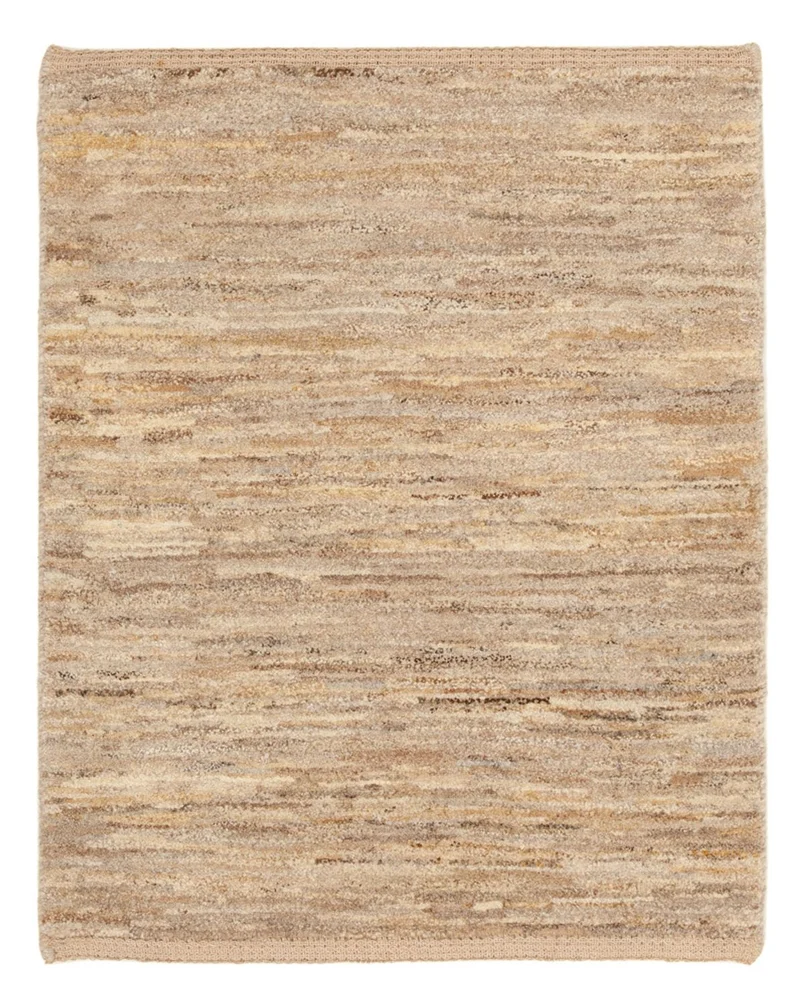 Gabbeh Persisch Teppich 77x97cm - Perserteppich Wollteppich - natur