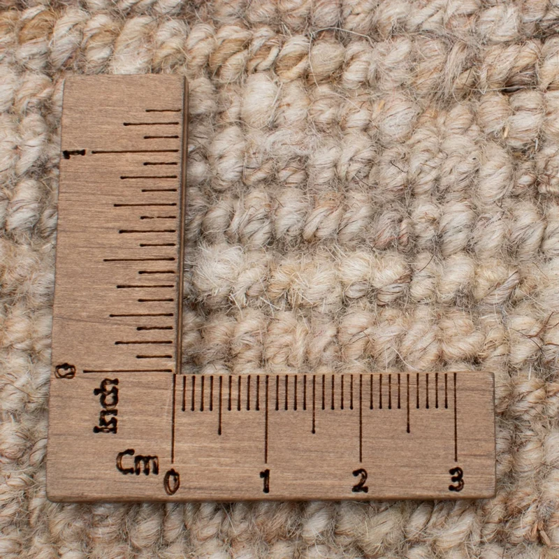 Gabbeh Persisch Teppich 77x97cm - Perserteppich Wollteppich - natur