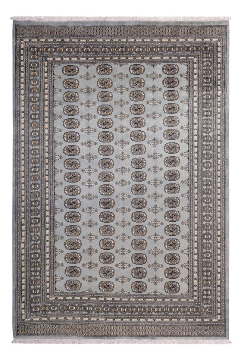 Buchara Teppich 207x310cm - Orientteppich - lichtblau