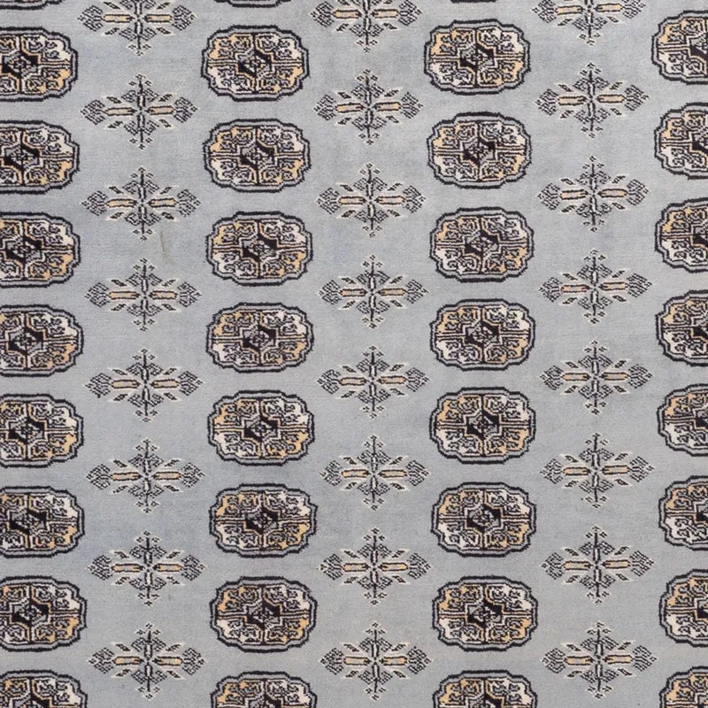Buchara Teppich 207x310cm - Orientteppich - lichtblau