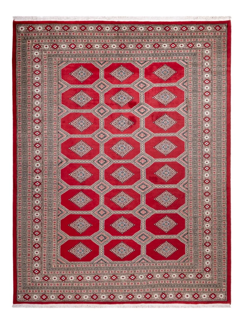 Buchara Teppich 220x287cm - Orientteppich - rot