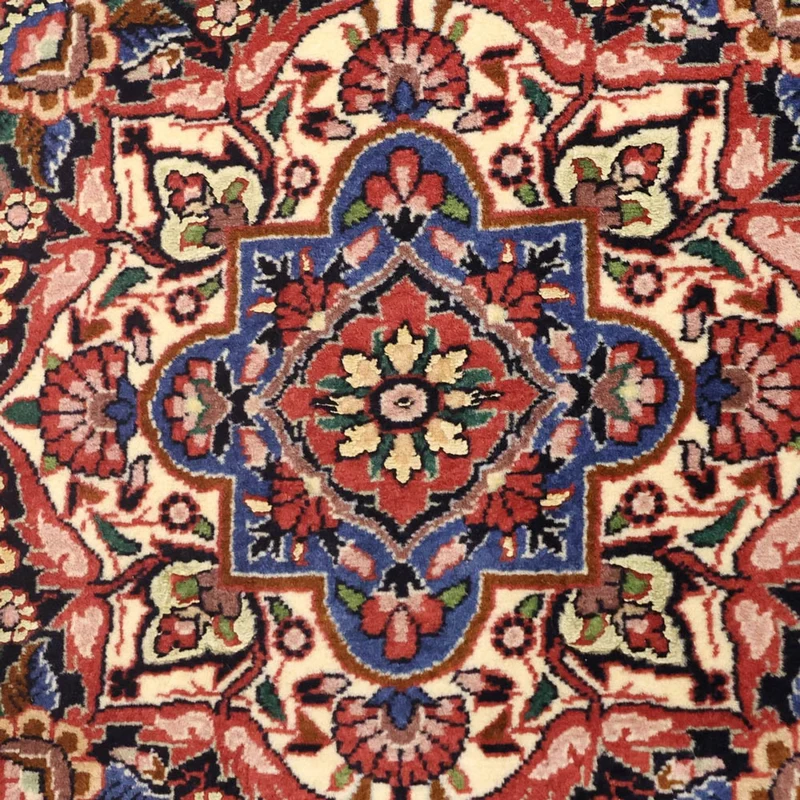 Bidjar Teppich 71x136cm - Perserteppich - dunkelrot