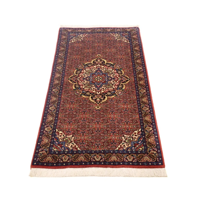 Bidjar Teppich 71x136cm - Perserteppich - dunkelrot