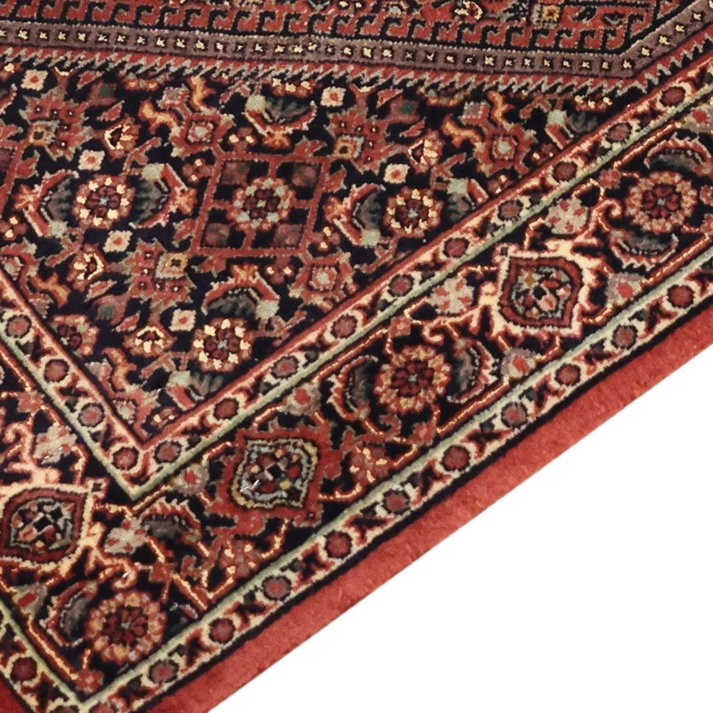 Bidjar Teppich 70x136cm - Perserteppich - dunkelrot