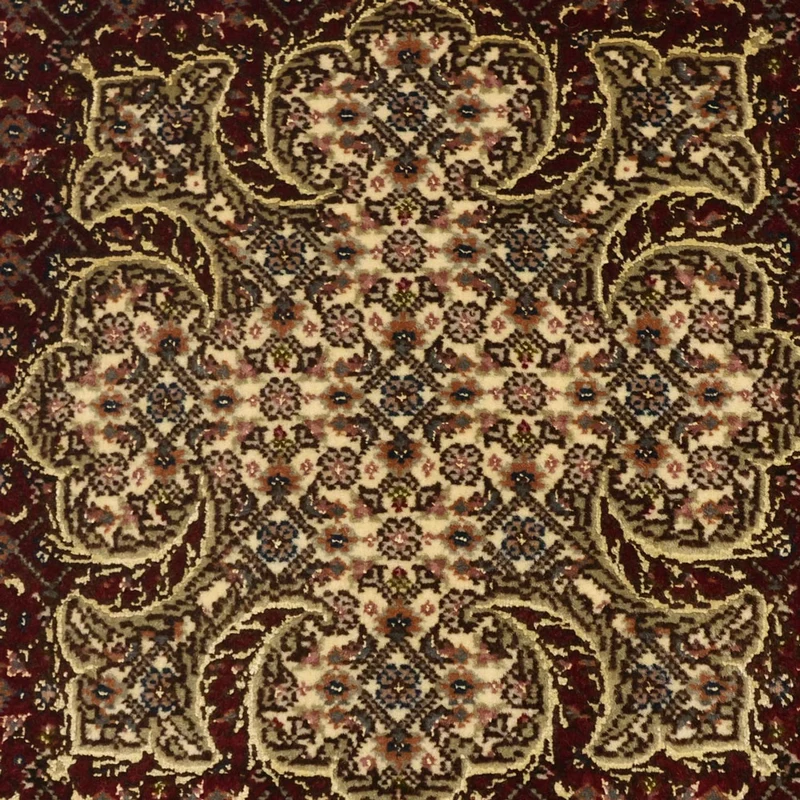 Täbriz - 50 Raj Teppich 59x110cm - Perserteppich - dunkelbeige