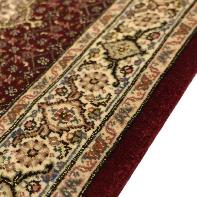 Täbriz - 50 Raj Teppich 59x110cm - Perserteppich - dunkelbeige