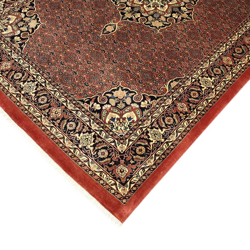Bidjar Teppich 139x198cm - Perserteppich - dunkelrot