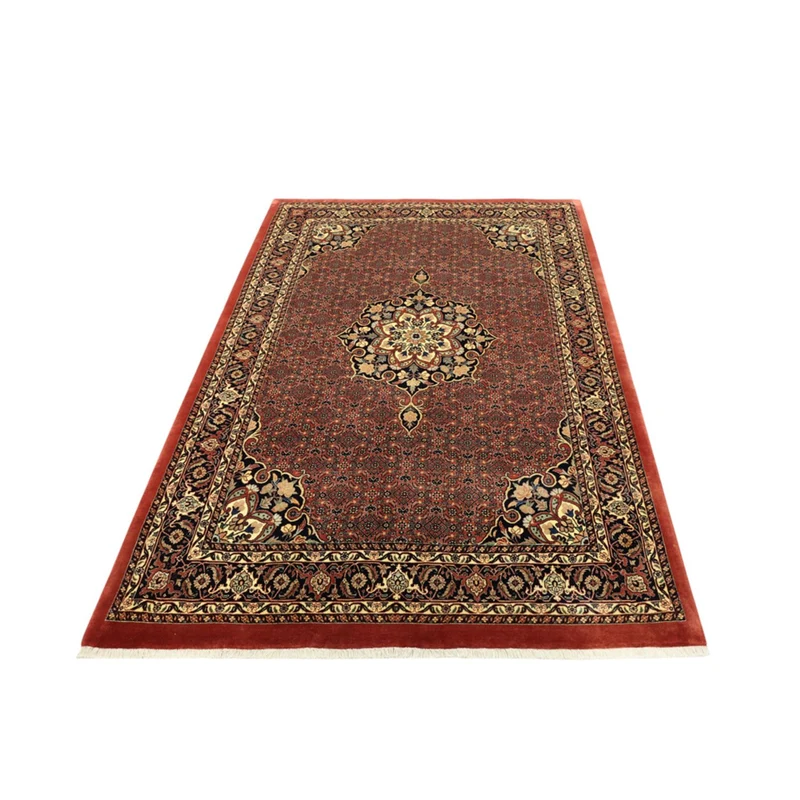 Bidjar Teppich 139x198cm - Perserteppich - dunkelrot
