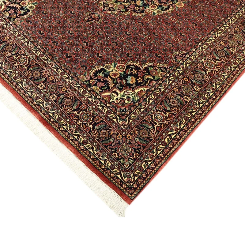 Bidjar Teppich 156x199cm - Perserteppich - dunkelrot
