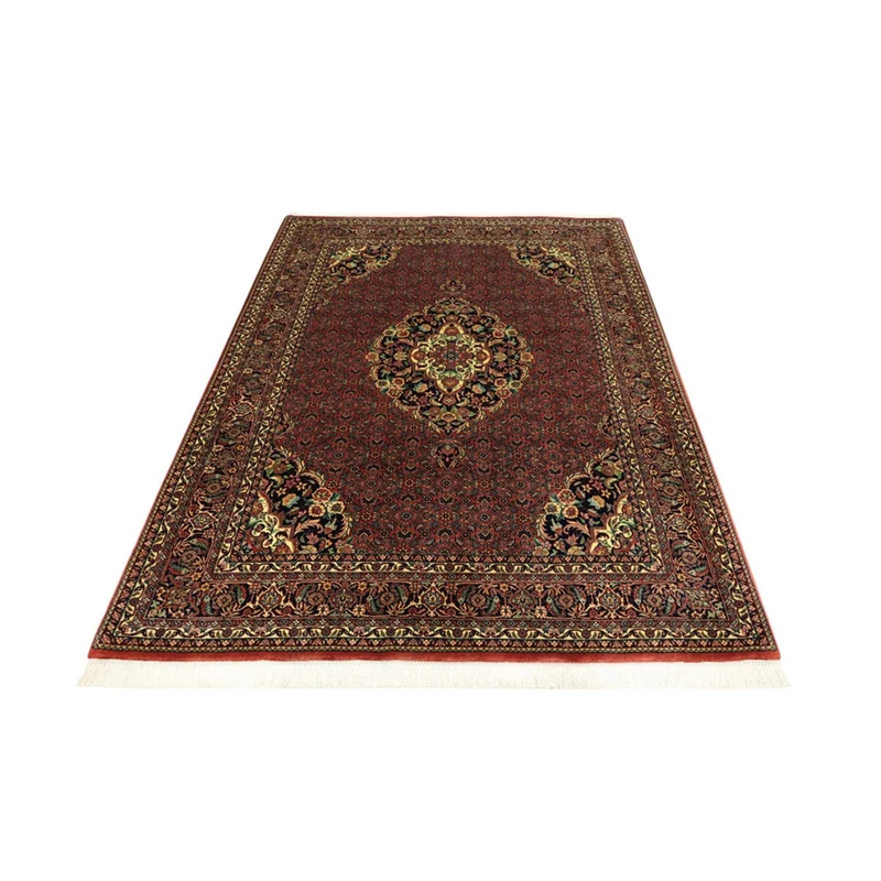 Bidjar Teppich 156x199cm - Perserteppich - dunkelrot