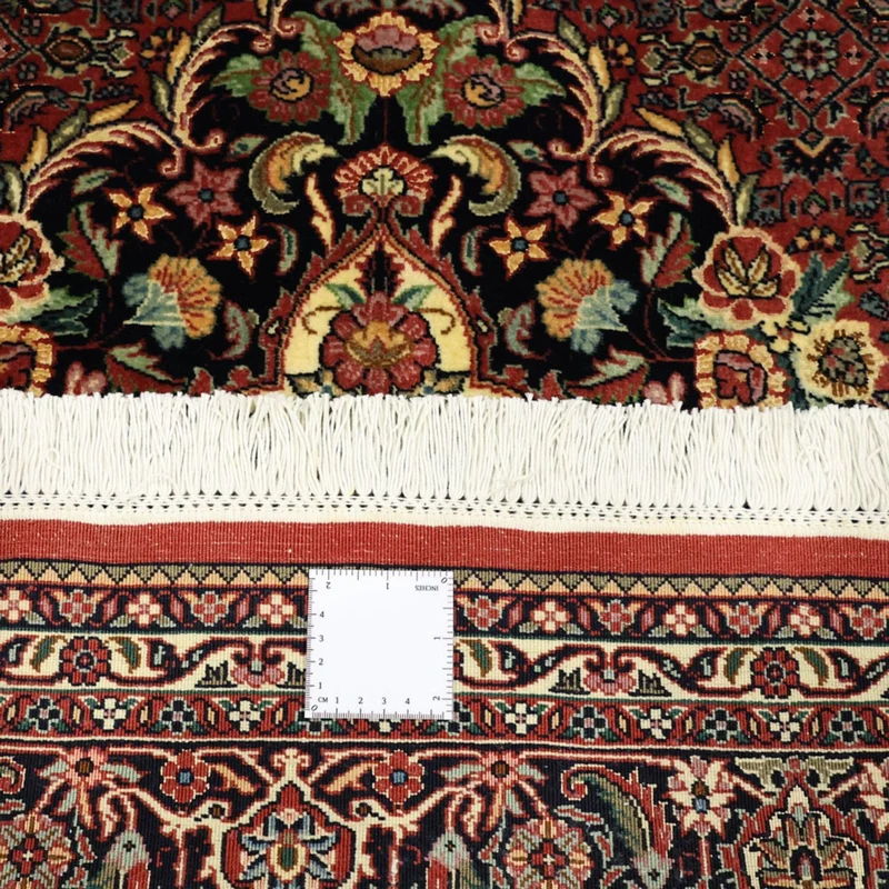Bidjar Teppich 156x199cm - Perserteppich - dunkelrot