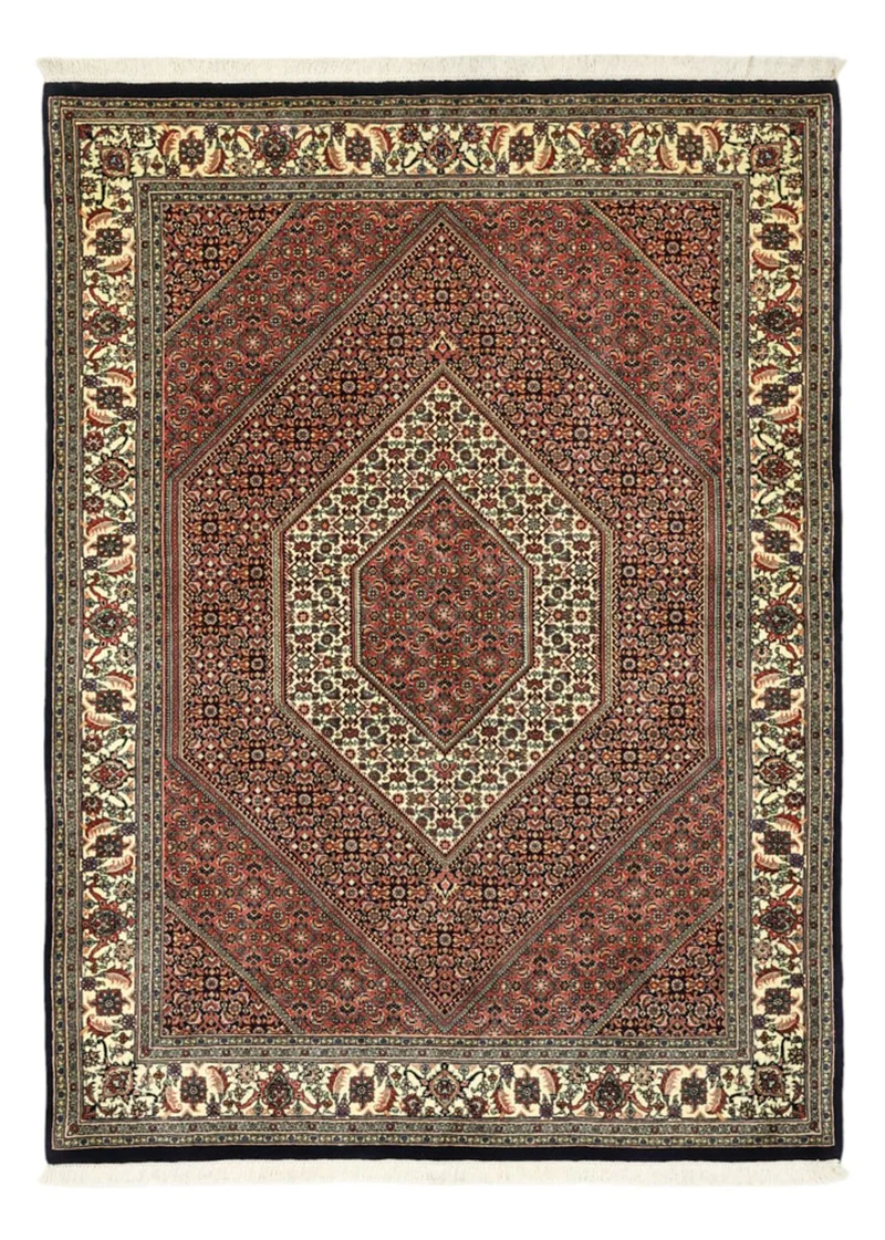Bidjar Teppich 151x203cm - Perserteppich - dunkelbeige