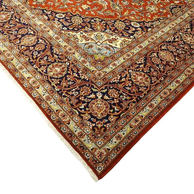 Keshan Teppich 239x332cm - Perserteppich - hellrot