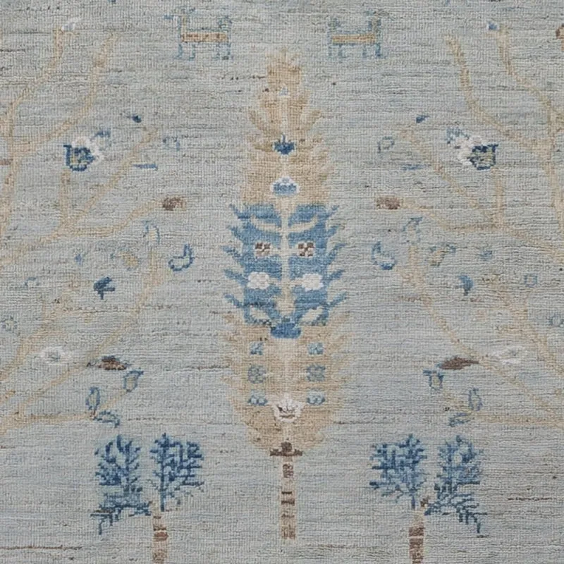 Designer Teppich 120x181cm - silber