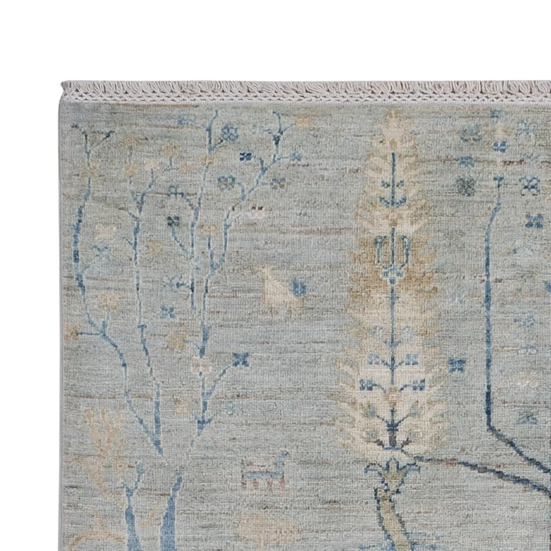 Designer Teppich 120x181cm - silber