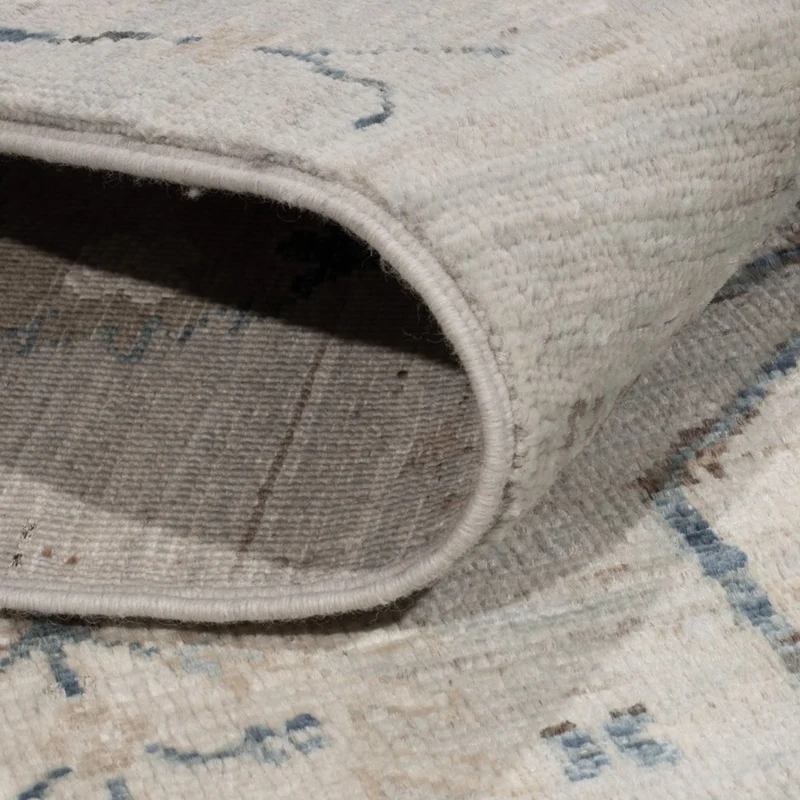 Designer Teppich 120x181cm - silber