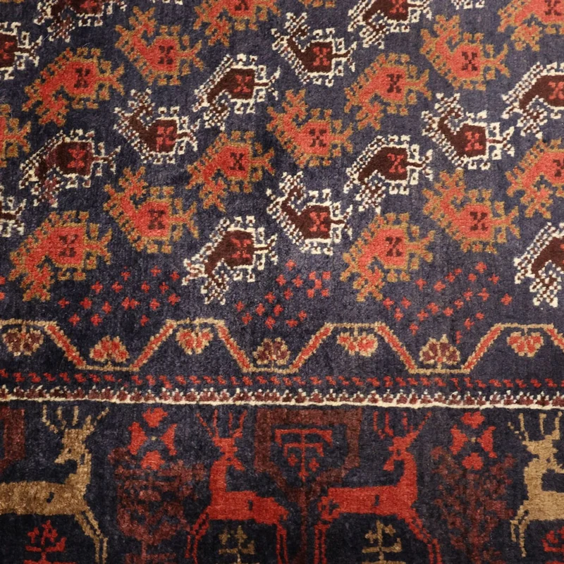 Belutsch Teppich 110x210cm - Orientteppich - mehrfarbig