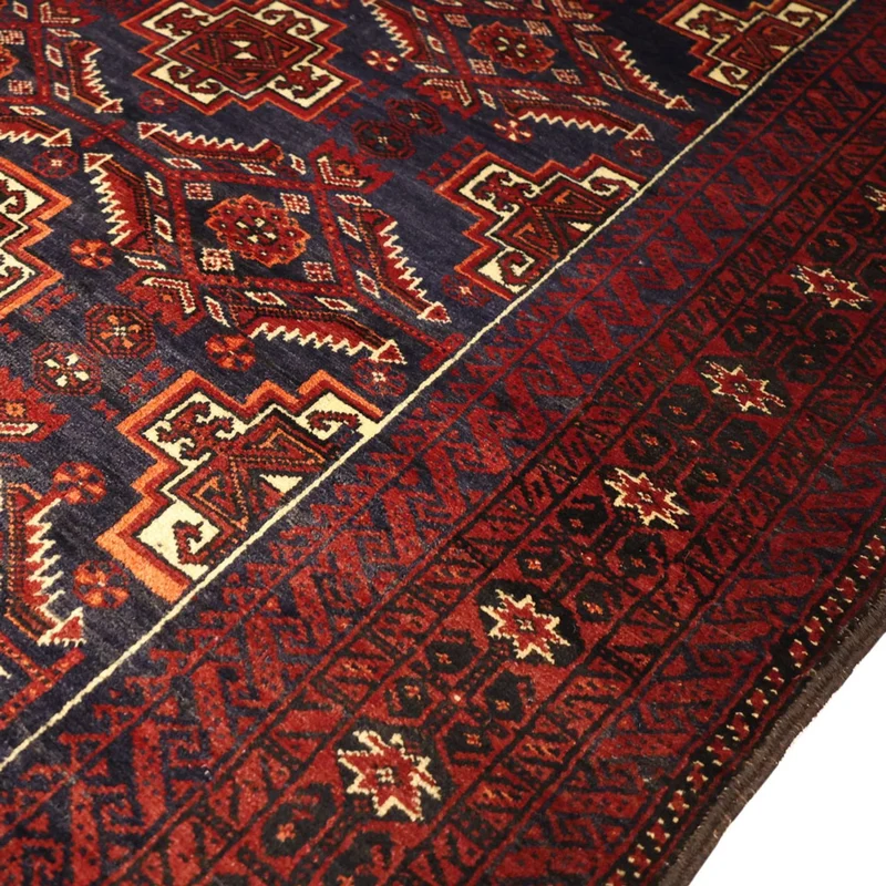 Belutsch Teppich 105x192cm - Orientteppich - dunkelrot