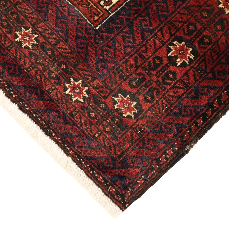 Belutsch Teppich 105x192cm - Orientteppich - dunkelrot