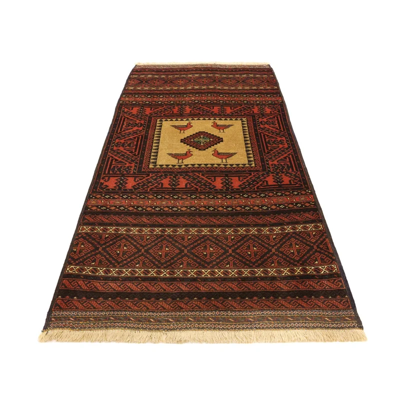 Belutsch Teppich 96x198cm - Orientteppich - mehrfarbig
