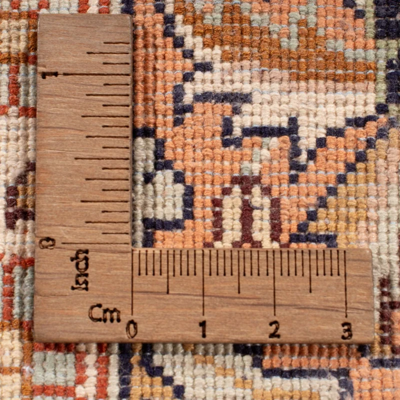 Kaschmir Seide Teppich 242x308cm - Orientteppich - dunkelbeige