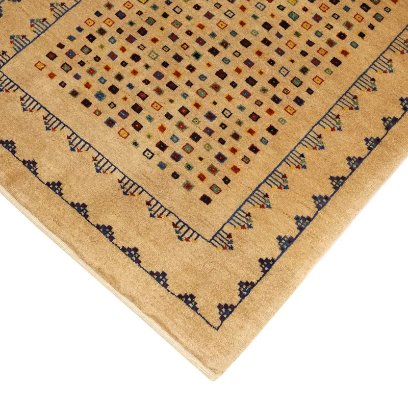 Loribaft Teppich Perser 79x164cm - Orientteppich - gold