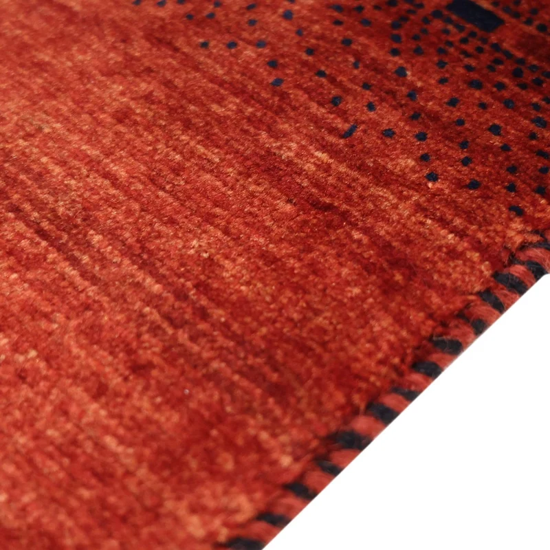 Kaschkuli Teppich 96x119cm - Perserteppich - dunkelrot