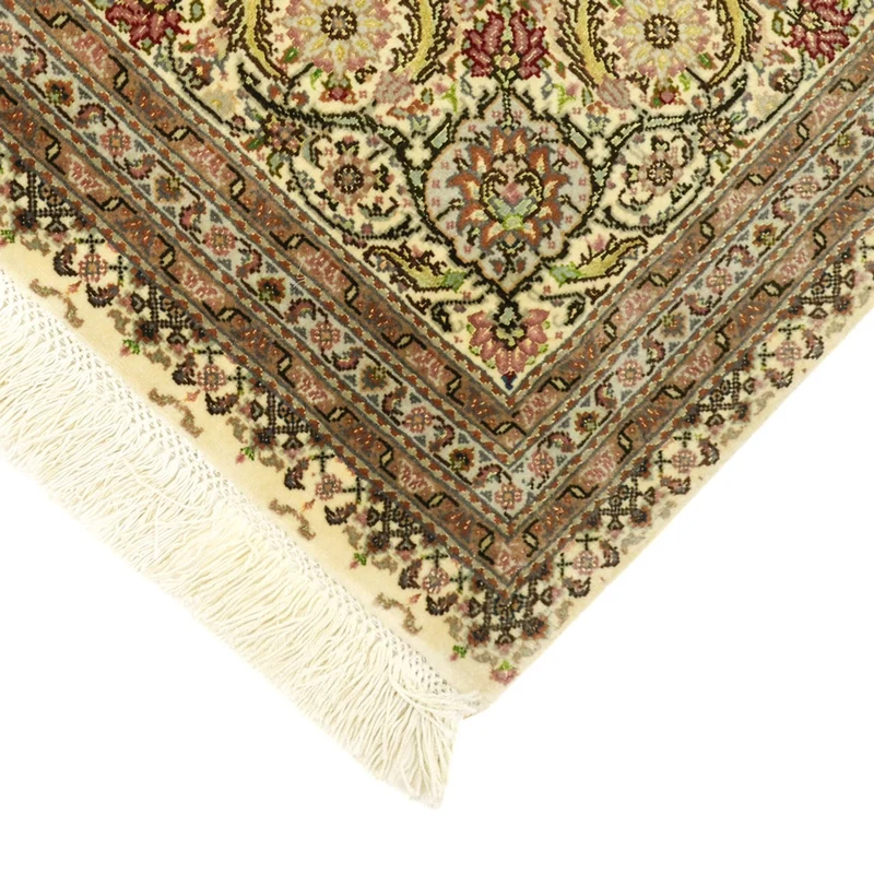 Täbriz Teppich 201x300cm - Perserteppich - hellbeige