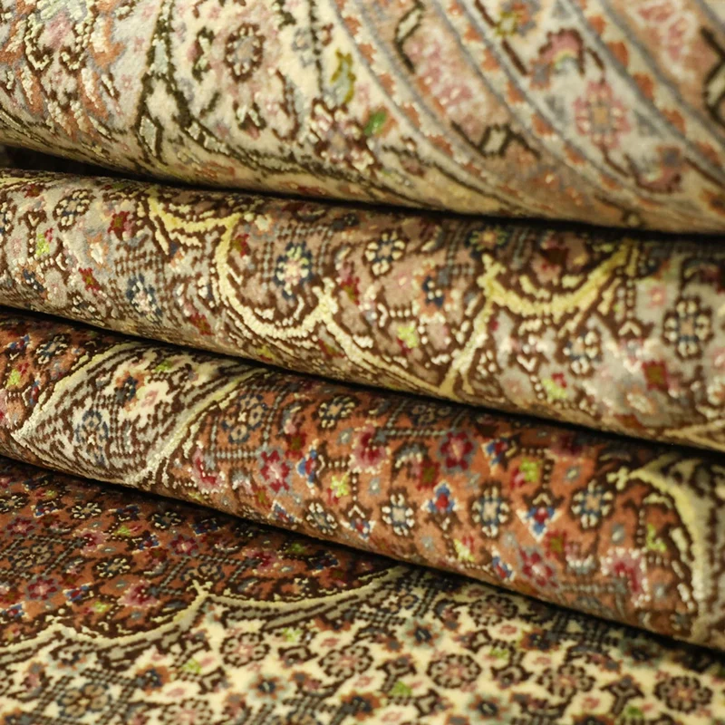 Täbriz Teppich 201x300cm - Perserteppich - hellbeige