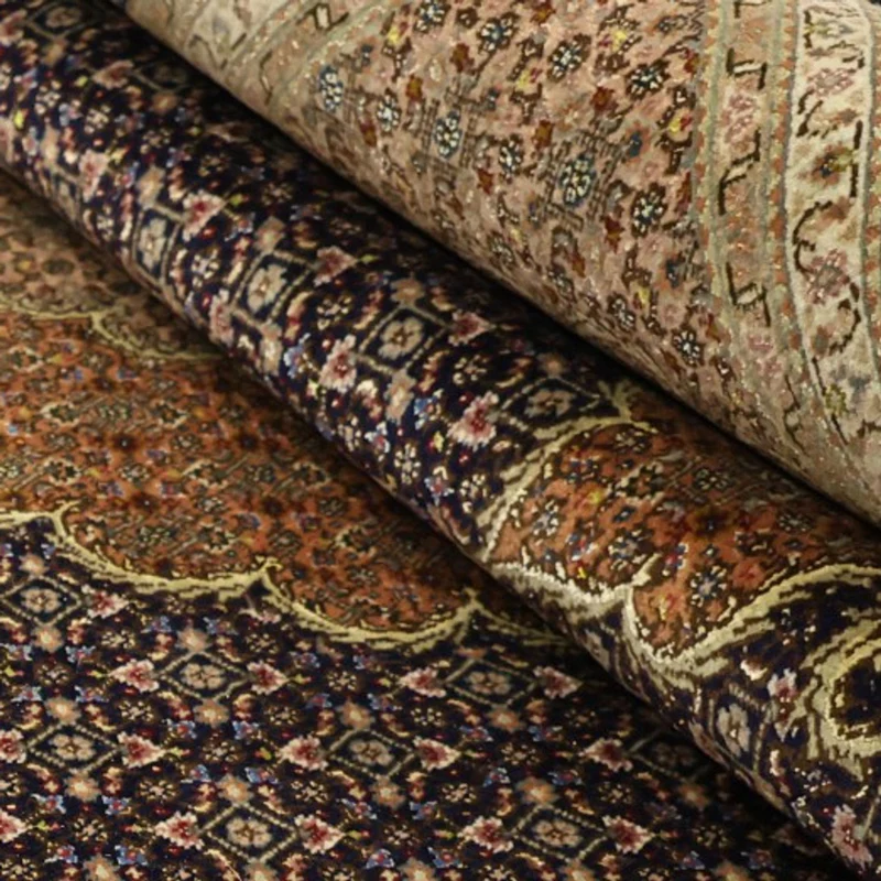 Täbriz - 50 Raj Teppich 199x309cm - Perserteppich - dunkelbeige
