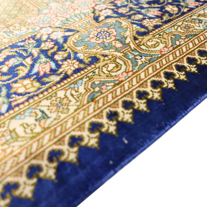 Ghom Teppich 76x126cm - Perserteppich - mehrfarbig