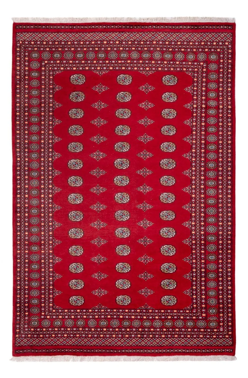 Buchara Teppich 205x303cm - Orientteppich - rot