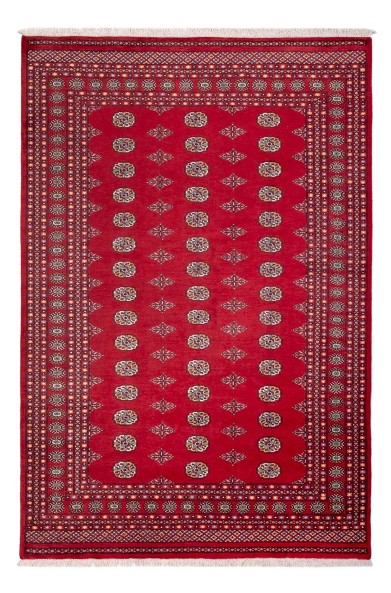 Buchara Teppich 206x304cm - Orientteppich - rot