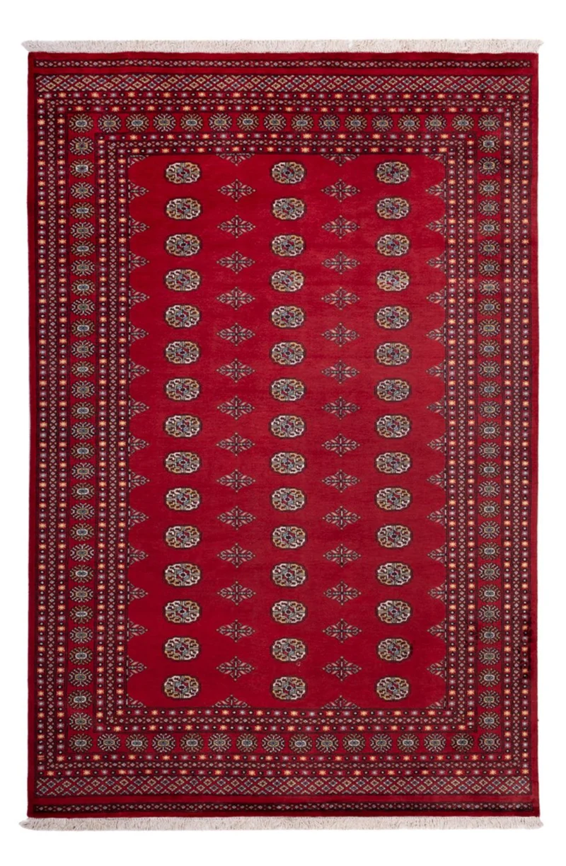 Buchara Teppich 202x302cm - Orientteppich - rot