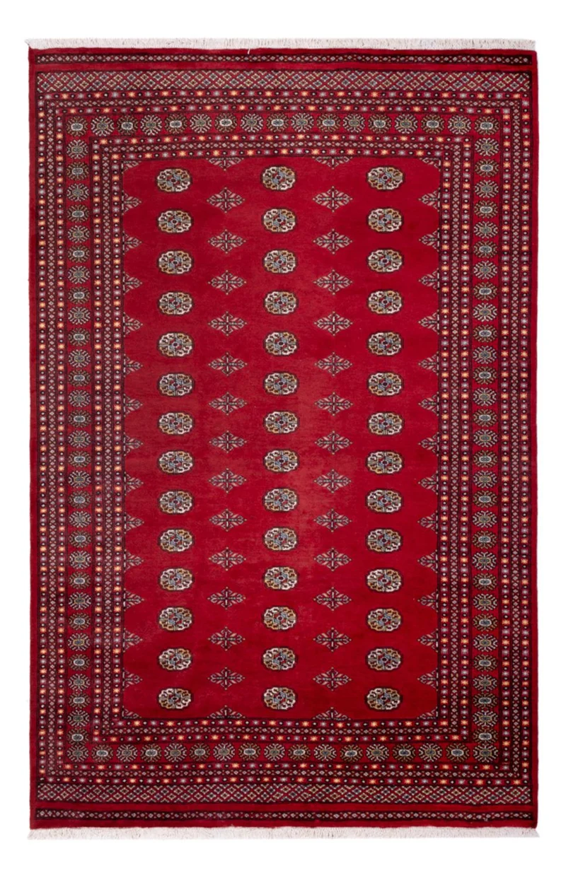 Buchara Teppich 202x306cm - Orientteppich - rot