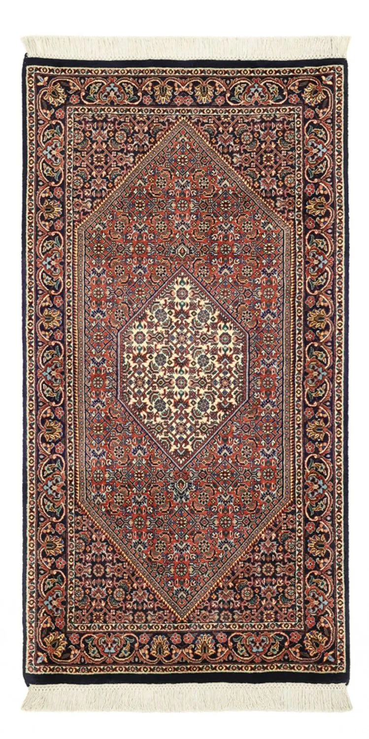 Bidjar Teppich 70x135cm - Perserteppich - rost