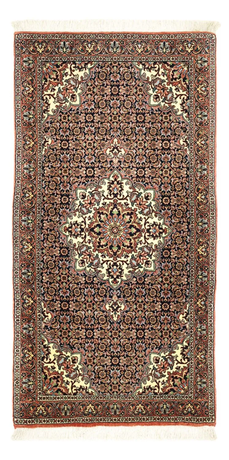 Bidjar Teppich 70x137cm - Perserteppich - dunkelrot