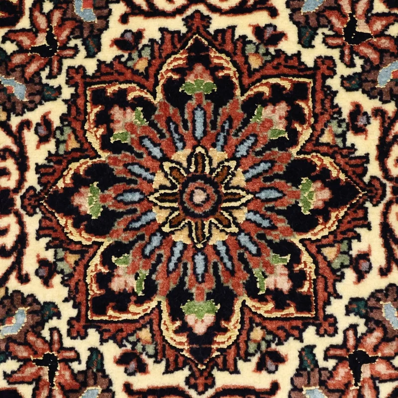 Bidjar Teppich 70x137cm - Perserteppich - dunkelrot