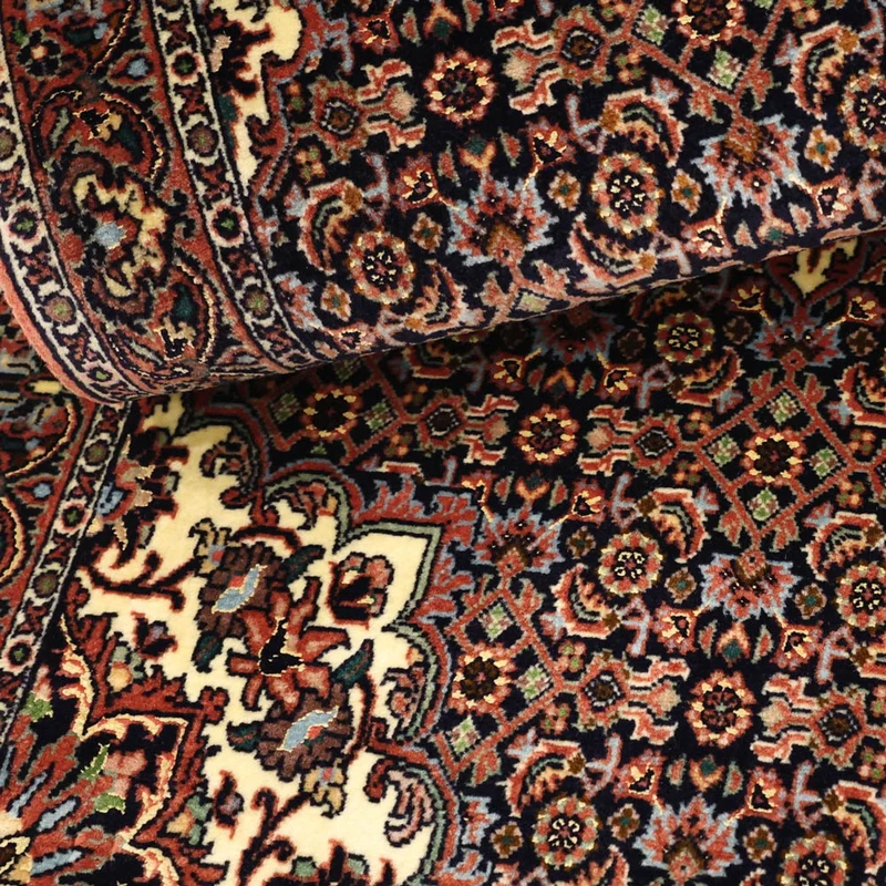 Bidjar Teppich 70x137cm - Perserteppich - dunkelrot