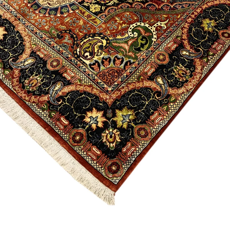 Sarough Teppich 130x213cm - Perserteppich - mehrfarbig