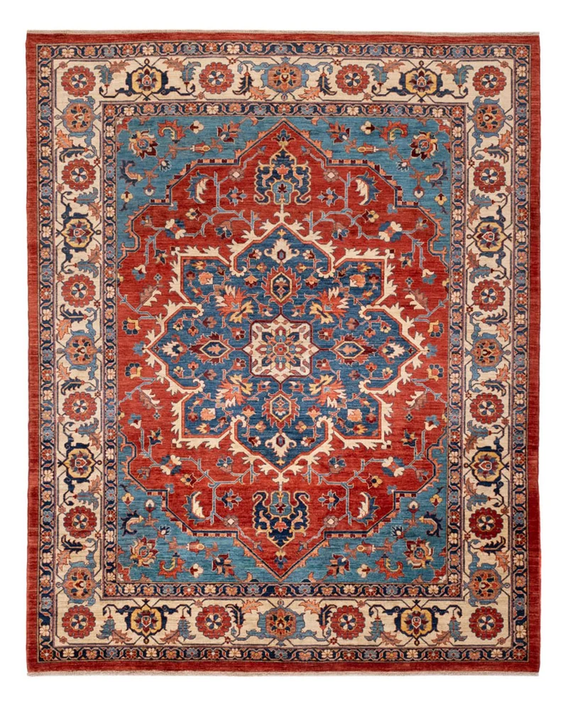 Usak Teppich 254x313cm - Orientteppich - rot