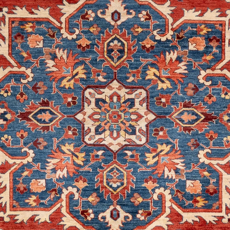 Usak Teppich 254x313cm - Orientteppich - rot