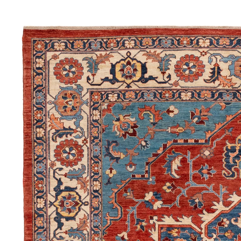 Usak Teppich 254x313cm - Orientteppich - rot