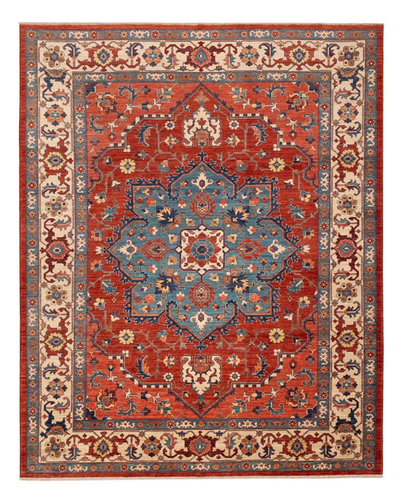 Usak Teppich 249x318cm - Orientteppich - rot