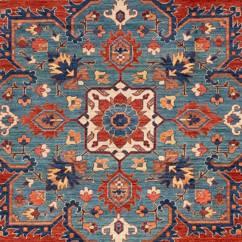Usak Teppich 249x318cm - Orientteppich - rot