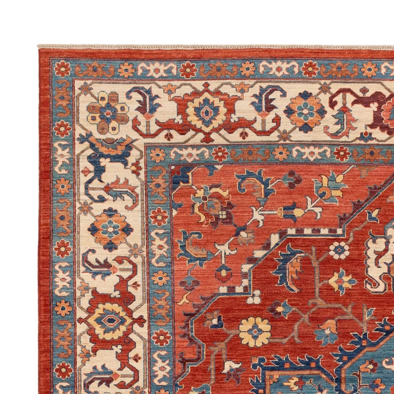 Usak Teppich 249x318cm - Orientteppich - rot