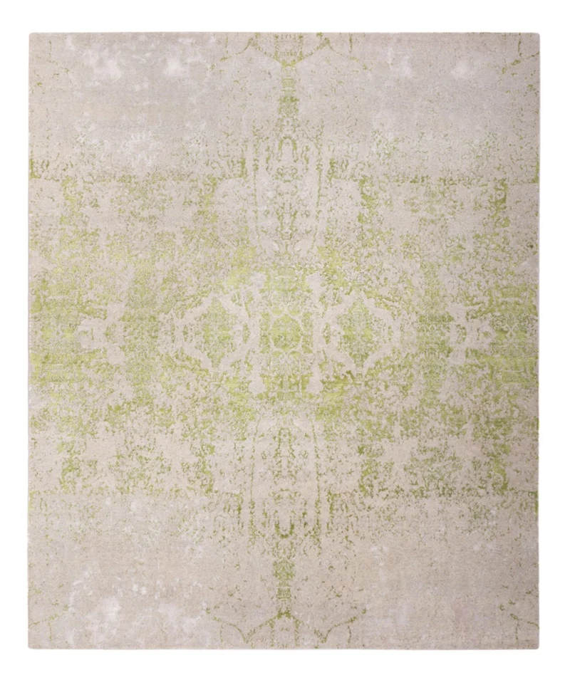 Designer Teppich 250x302cm - hellgrün