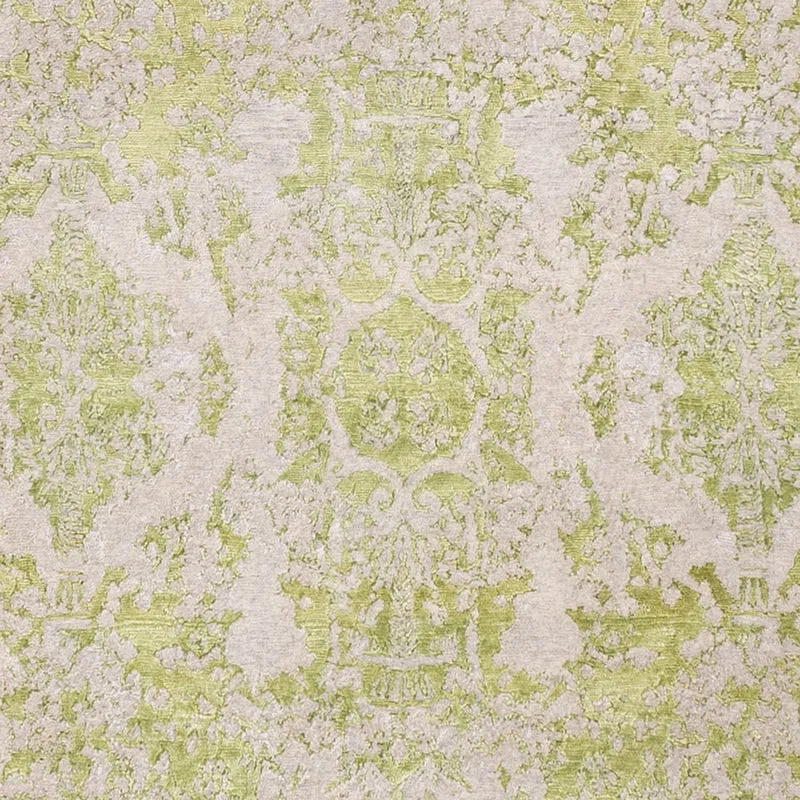 Designer Teppich 250x302cm - hellgrün