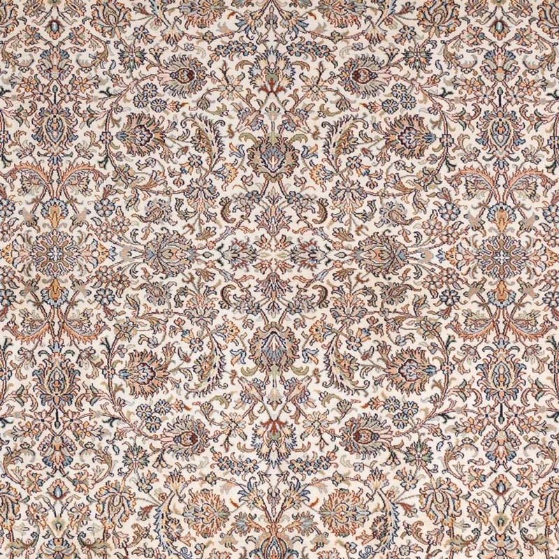 Kaschmir Seide Teppich 216x326cm - Orientteppich - dunkelbeige