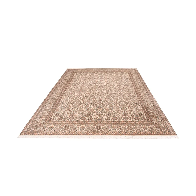 Kaschmir Seide Teppich 216x326cm - Orientteppich - dunkelbeige